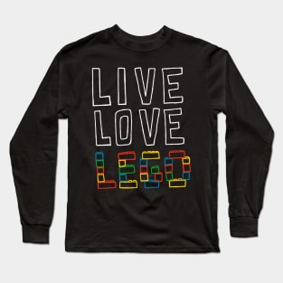 Live Love Lego Long Sleeve T-Shirt